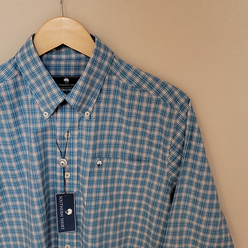 Southern Shirt Co. Galleon Plaid Woven Shirt S